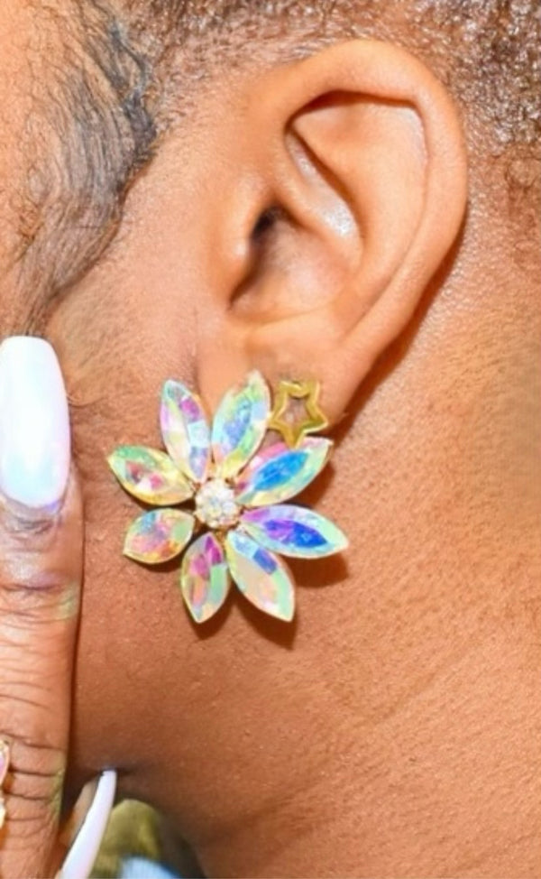 Star Flower Earrings 