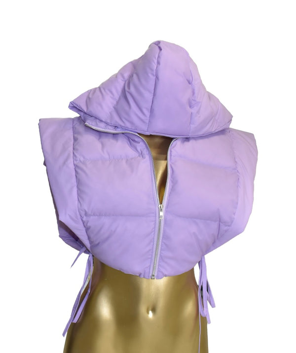 Puffer Vest with Hood
